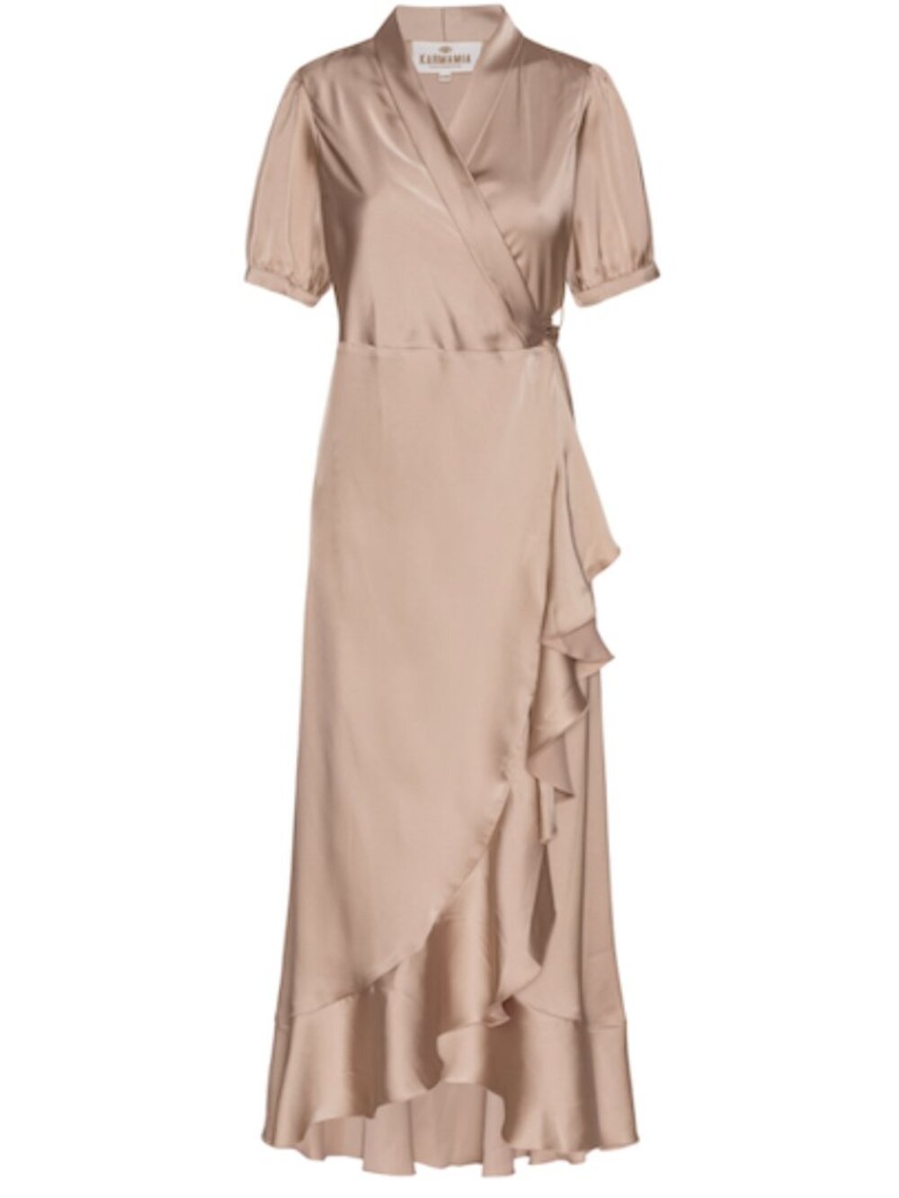 Karmamia Iris Dress – Hammered Satin Blush Size S/M NWT